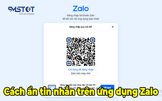 cach an tin nhan zalo