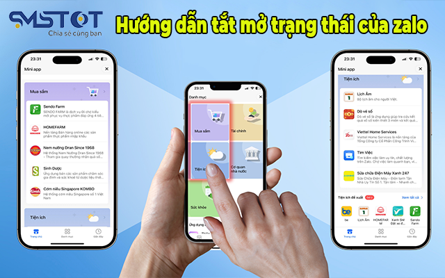 trạng thái truy cập trên zalo